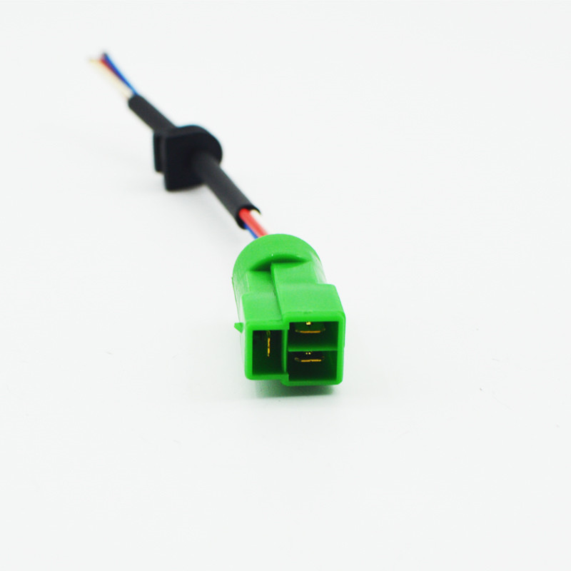 3PIN зелен конектор за кола, плъгин за свързване Водоустойчив кабелен сноп мъжко-женско свързване Sheng Hexin (2)