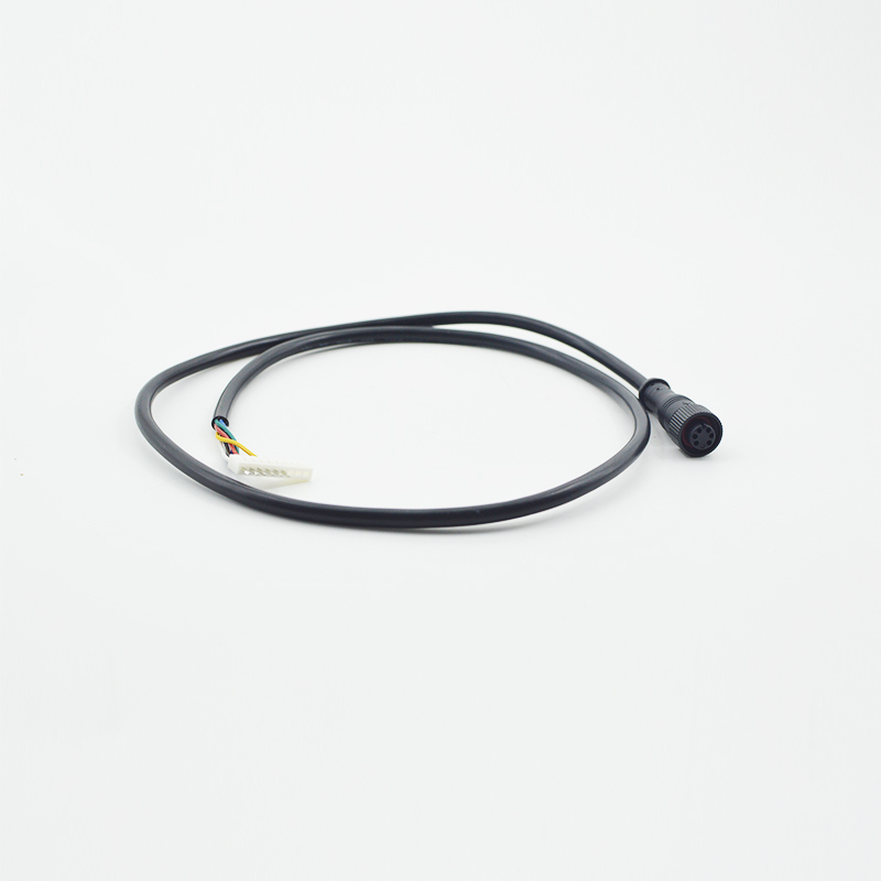 Cable de connexió impermeable sèrie M12 connector impermeable acoblament mascle-femella Sheng Hexin (2)