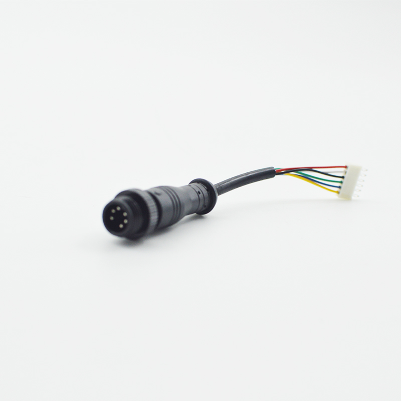 Cable de conexión impermeable serie M12 enchufe impermeable acoplamiento macho-hembra Sheng Hexin (3)