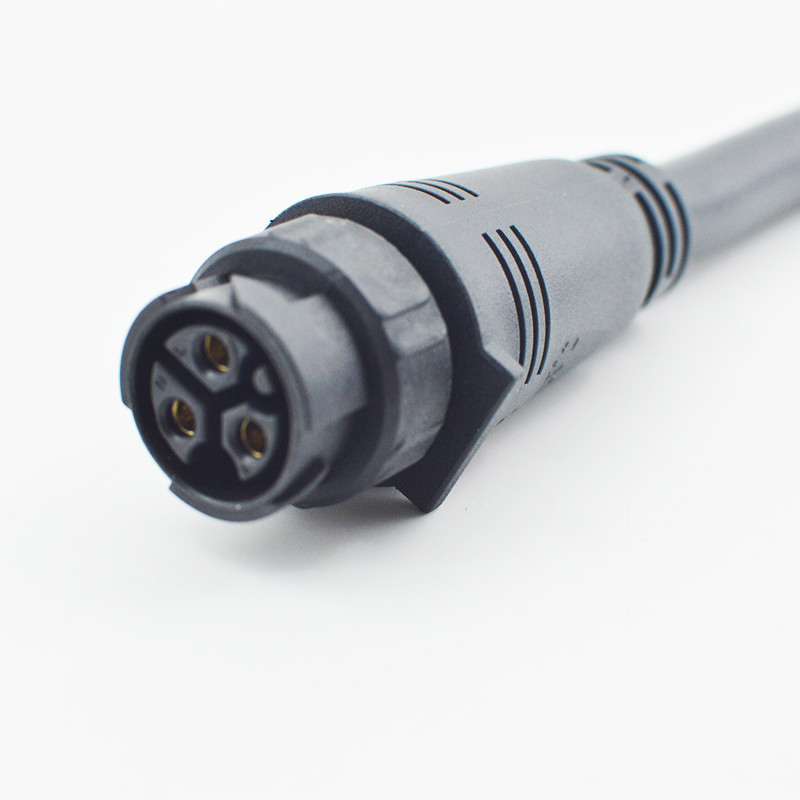 Водоотпорен кабел за поврзување од серијата M19 водоотпорен приклучок машко-женско приклучување Шенг Хексин (3)