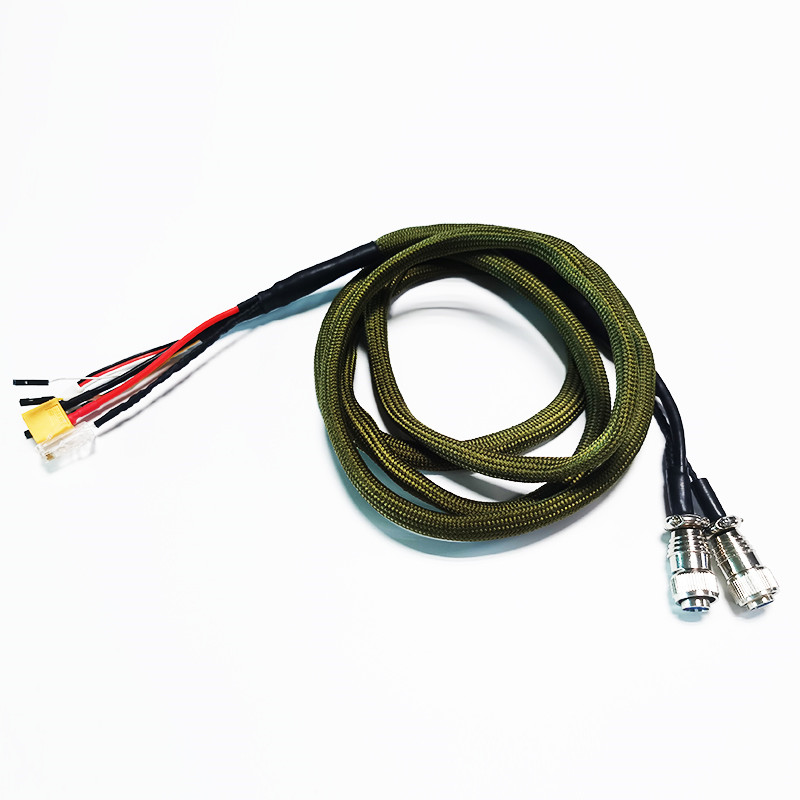 M12 aviation plug wiring harness XT60 power supply cable medical wiring harness Sheng Hexin (1)